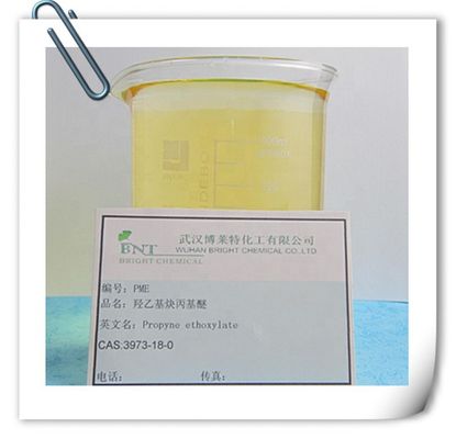 Chất phụ gia bọc niken PME CAS 3973-18-0/Propynol ethoxylate 98% chất lỏng màu vàng nhạt