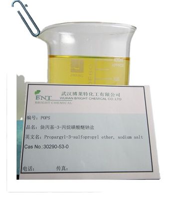 45% Chất làm sáng bằng mạ niken POPS CAS số 30290-53-0 Lỏng màu vàng nhạt